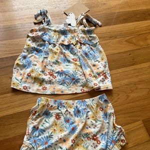 Angel Dear baby girl 6-12m summer set New